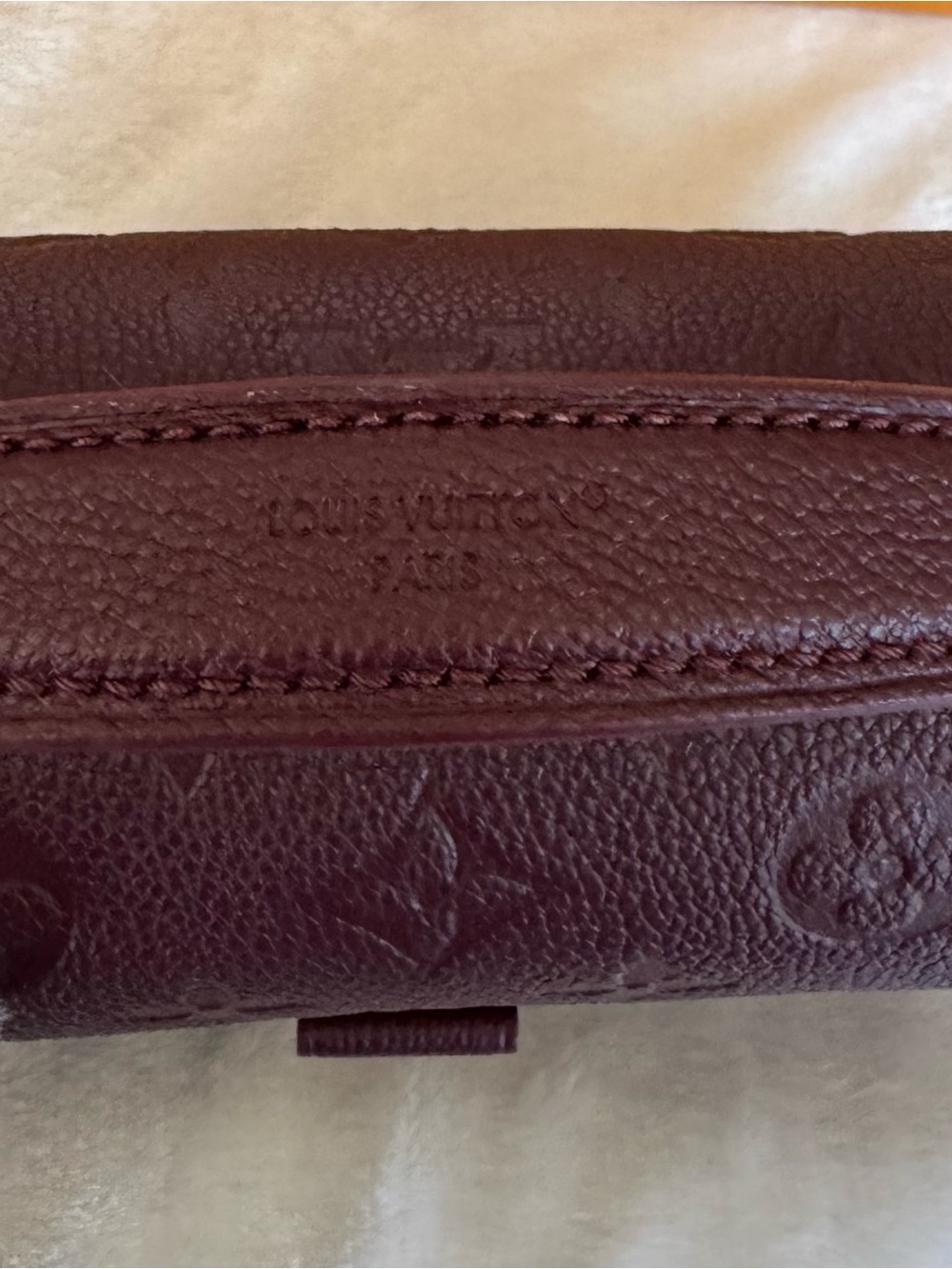SOLD❌❌Louis Vuitton Pochette Metis Empreinte in Wine - Picture 10 of 16